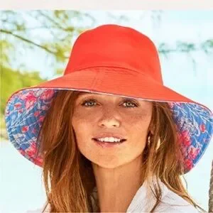 Lilly Pulitzer reversible gwp sun hat NWT Lilly Pulitzer | Accessories | Nwt Lilly Pulitzer Reversible  main image 3